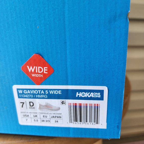 Hoka One One women's Gaviota 5 wide sneakers size 7 - Picture 4 of 12